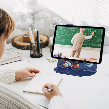 Honagu Book Stand Book Holder Metal Desk Book Stand for Reading Hands Free, Adjustable Textbooks Cookbook Documents Holder, Book Stand for Girls and Boys, Ideal Gift (Camping)