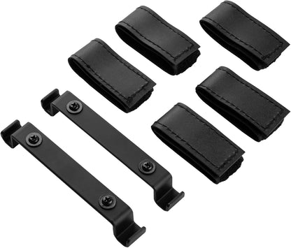 Gator Frameworks Metal Cable Management System - Mounts Under Desk for a Clutter Free Space with 1" Sapced Slots and (6) Cable Ties, (GFW-CBLMGM-MTL)