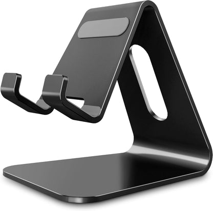 CreaDream Cell Phone Stand, Cradle, Holder, Aluminum Desktop Stand Compatible with Switch, All Smart Phone, iPhone 15 14 13 12 Pro Max Plus Mini Xr X Se 8 SE -Rose Gold