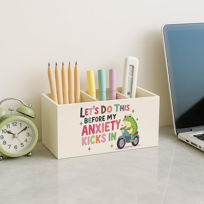 Boho Floral Mental Health Pen Holder for Desk, Special Education Classroom Must Haves, Inspirational Autism ADHD Awareness Pencil Holder for Classroom Therapy Office