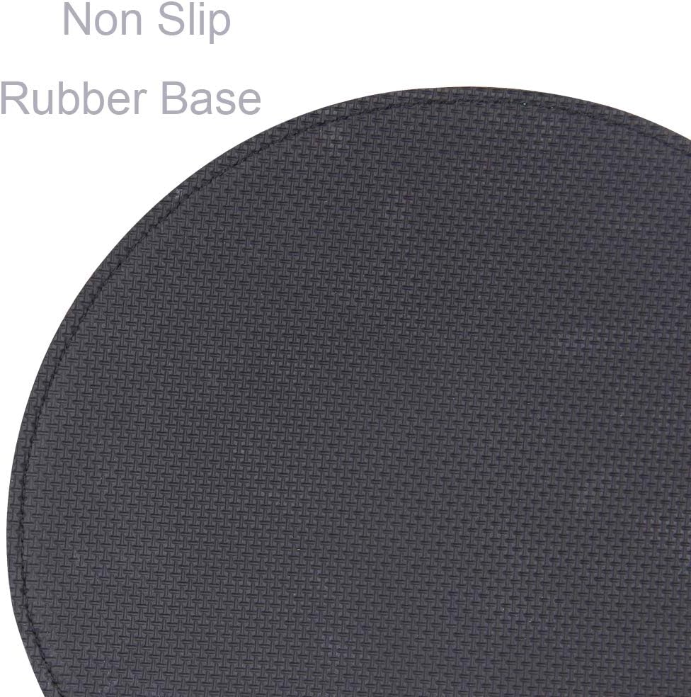 RICHEN Ergonomic PU Leather Keyboard Wrist Rest and Mouse Pad with Wrist Support, Memory Foam Set for Computer/Laptop,Gaming and Office, Comfortable for Easy Typing & Pain Relief (PU Brown)