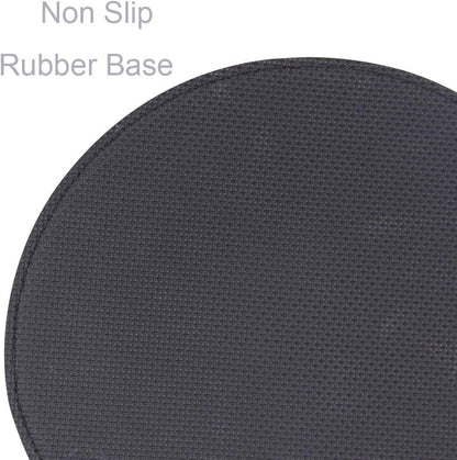 RICHEN Ergonomic PU Leather Keyboard Wrist Rest and Mouse Pad with Wrist Support, Memory Foam Set for Computer/Laptop,Gaming and Office, Comfortable for Easy Typing & Pain Relief (PU Brown)
