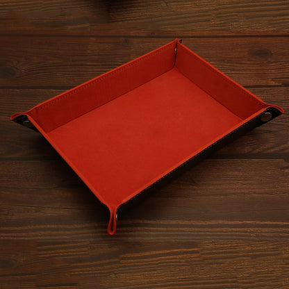 Valet Organizer - Catchall Tray for Jewelry, Wallets, Watches, Keys, Coins, Phones, Glasses - Perfect for Nightstand, Desk, Entryway