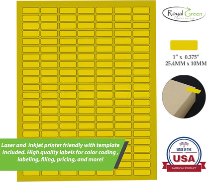 White Rectangular Labels + Bonus Color Labels - Value Pack - 1138 Pack