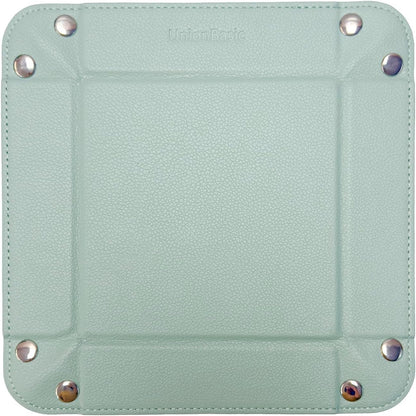 UnionBasic Medium Valet Tray, Jewelry Tray for Rings Watches Earrings, Entryway Catchall Caddy for Coins Keys Change, Nightstand Bedside Valet Holder, Trays for Electronic Gadgets, Candy Pink Plus - Colors A