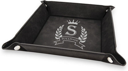 Personalized Organizer for Men, Jewelry Tray, Desk Organizers for Men Women, Men Women Jewelry Key Tray, Desk Storage Plate, Valet Tray Desktop Storage Organizer