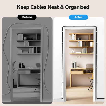 Cable Matters 200-Pack Nail-in Cable Clips Cord Organizer, 7mm / 0.27 inches, Ethernet Cable Wall Clip, Wire Wall Clips, White