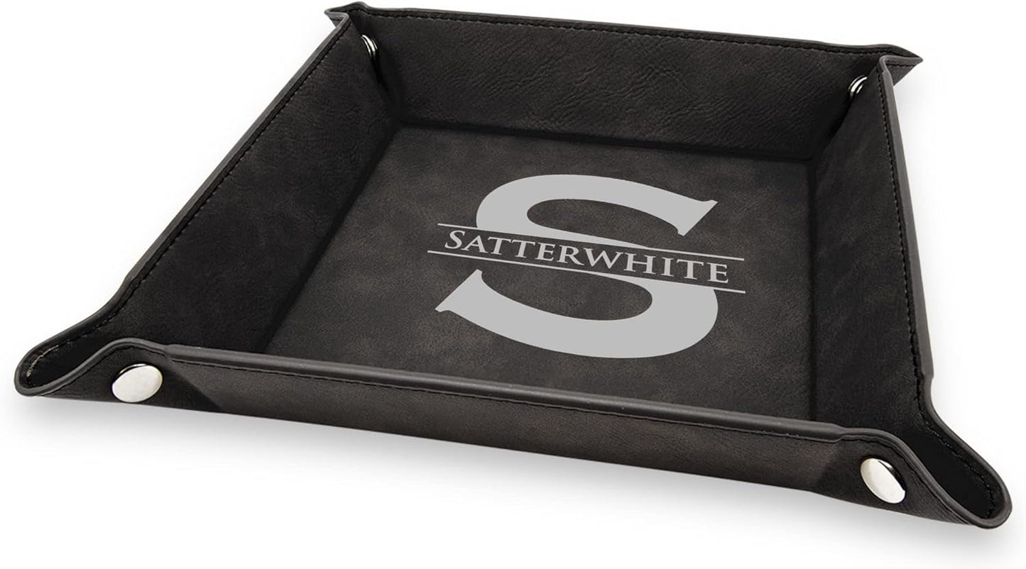 Personalized Organizer for Men, Jewelry Tray, Desk Organizers for Men Women, Men Women Jewelry Key Tray, Desk Storage Plate, Valet Tray Desktop Storage Organizer