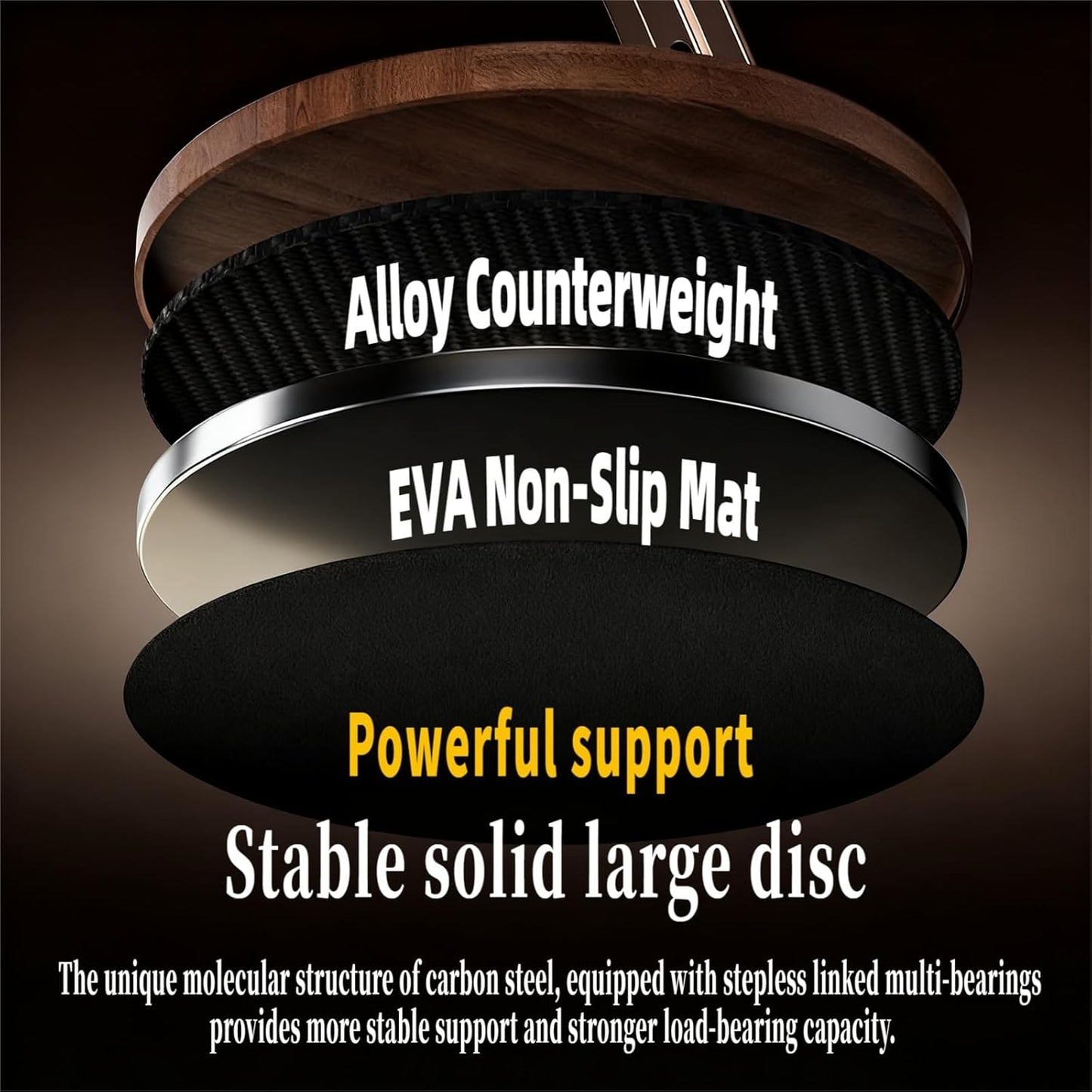 Adjustable Cell Phone Stand,360 Rotating Foldable Desktop Cellphone Stand with Anti-Slip Base Portable Phone Holder for iPhone 17 16 15 14 13 Pro Max, All Smart Phones, iPad