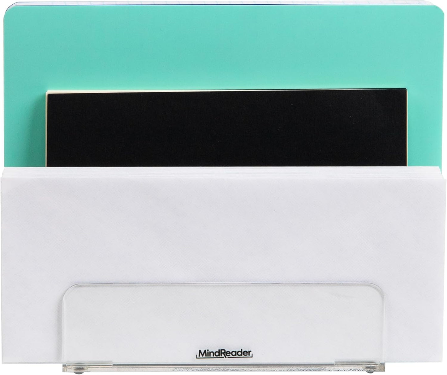 Mind Reader Paper Tray, Desktop Organizer, File Storage, Modern, Office, Acrylic, Clear