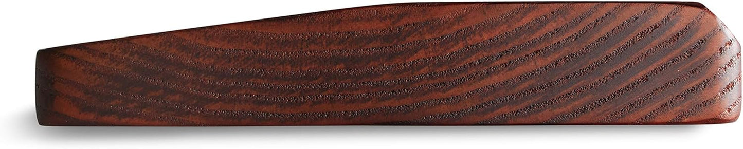 GLORIOUS Gaming Wooden Keyboard Wrist Rest (Compact) - White Ash Wood, Medium-Coarse Grain, Smooth Surface, Sweat & Oil Resistant, Easy Clean, Anti-Slip Rubber Base, 13" x 4" x 0.79" - Onyx