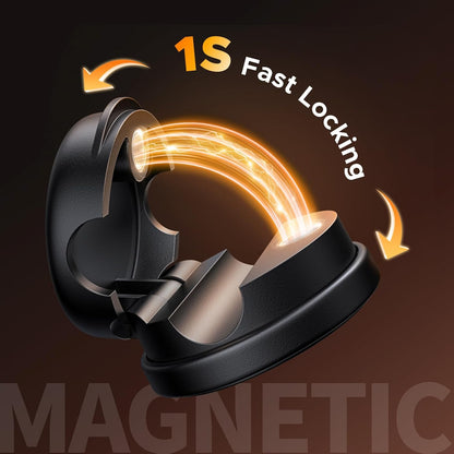 UGREEN Magnetic Cable Management Clips, 360° Rotation Desk Cord Organizer 1s Fast Locking, Strong Adhesive Cable Holder Fits Cables Wires for Workspace, Nightstand, Home Office,Car