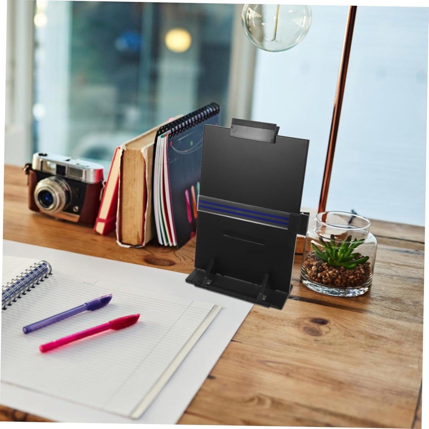 Gadpiparty Adjustable Document Holder for Desk Versatile Clip Copy Stand for Reading Typing and Learning Material for Home Office and School Use