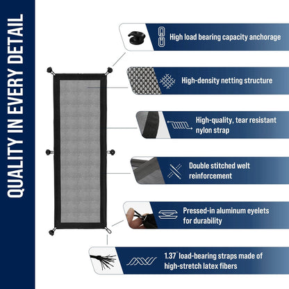Cable Management net - Under Desk Wire Management - Flexible Under Desk Cable Management Tray White