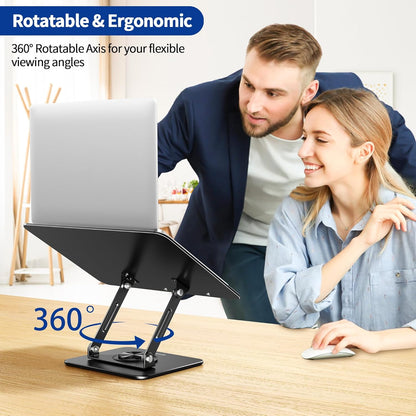 BESIGN BS02 Book Stand for Reading, Adjustable Book Holder, Ergonomic Laptop Stand, Cookbook Stand, Recipe Book Holder with Elastic Page Clips for Music Scores, Recipe, Tablet