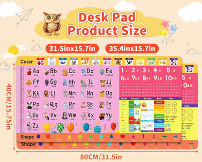 Green Desk Pad and Keyboard Wrist Rest, 3in1 Mousepad + Keyboard Wrist Rest+Mouse Wrist Rest for Home Office Table Computer Cover. (31.5×15.7,Green)