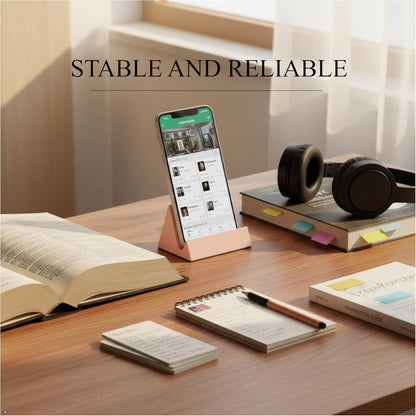 Concrete phone stand, desktop phone stand, multifunctional stand, compatible with iPhone 16/15/14/13/12 smartphones (Ink wash)