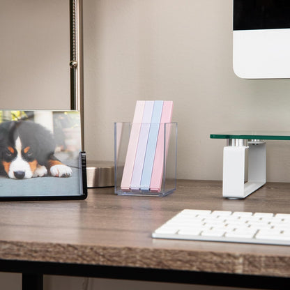 Mind Reader Paper Tray, Desktop Organizer, File Storage, Modern, Office, Acrylic, Clear