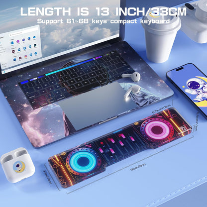 SELORSS Acrylic Keyboard Wrist Rest 98-Key Mechanical Keyboards Ergonomic Palm Rest for Computer Keyboard,Anti-Slip Base,Wrist Pad for Laptop,Office & Home-Easy Typing