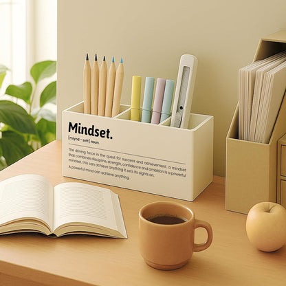 Boho Floral Mental Health Pen Holder for Desk, Special Education Classroom Must Haves, Inspirational Autism ADHD Awareness Pencil Holder for Classroom Therapy Office