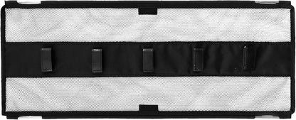 Gator Frameworks Metal Cable Management System - Mounts Under Desk for a Clutter Free Space with 1" Sapced Slots and (6) Cable Ties, (GFW-CBLMGM-MTL)