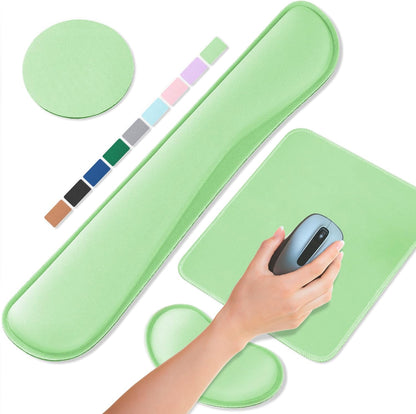 Office Ergonomic Memory Foam Computer Mouse and Keyboard Wrist Rest pad Support Carpal Tunnel, Wrist Rest for Keyboard and Mouse, Wrist Support Set