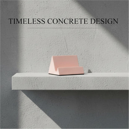 Concrete phone stand, desktop phone stand, multifunctional stand, compatible with iPhone 16/15/14/13/12 smartphones (Ink wash)