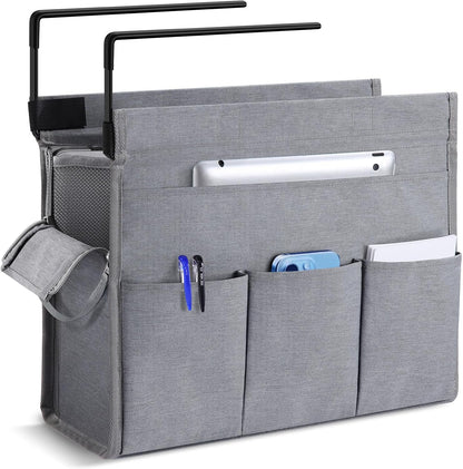 MASTLU Under Desk Hanging Storage Bag, Desk Organizer Storage, Office Side Storage Bag, Compatible with A4 Files, Detachable Handle Design, No Assembly Required, For Office Home School (Black)