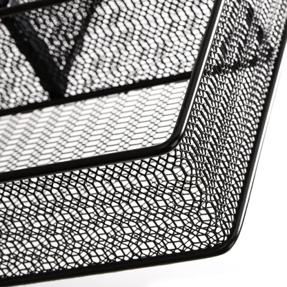 Hiceeden 2 Pack Mesh Desk Drawer Organizer, 16.1"x12.2"x2" Large Desk Organizer Tray with 2 Removable Dividers, 6 Compartment Metal Organizers for Home, Office, Makeup & Vanity
