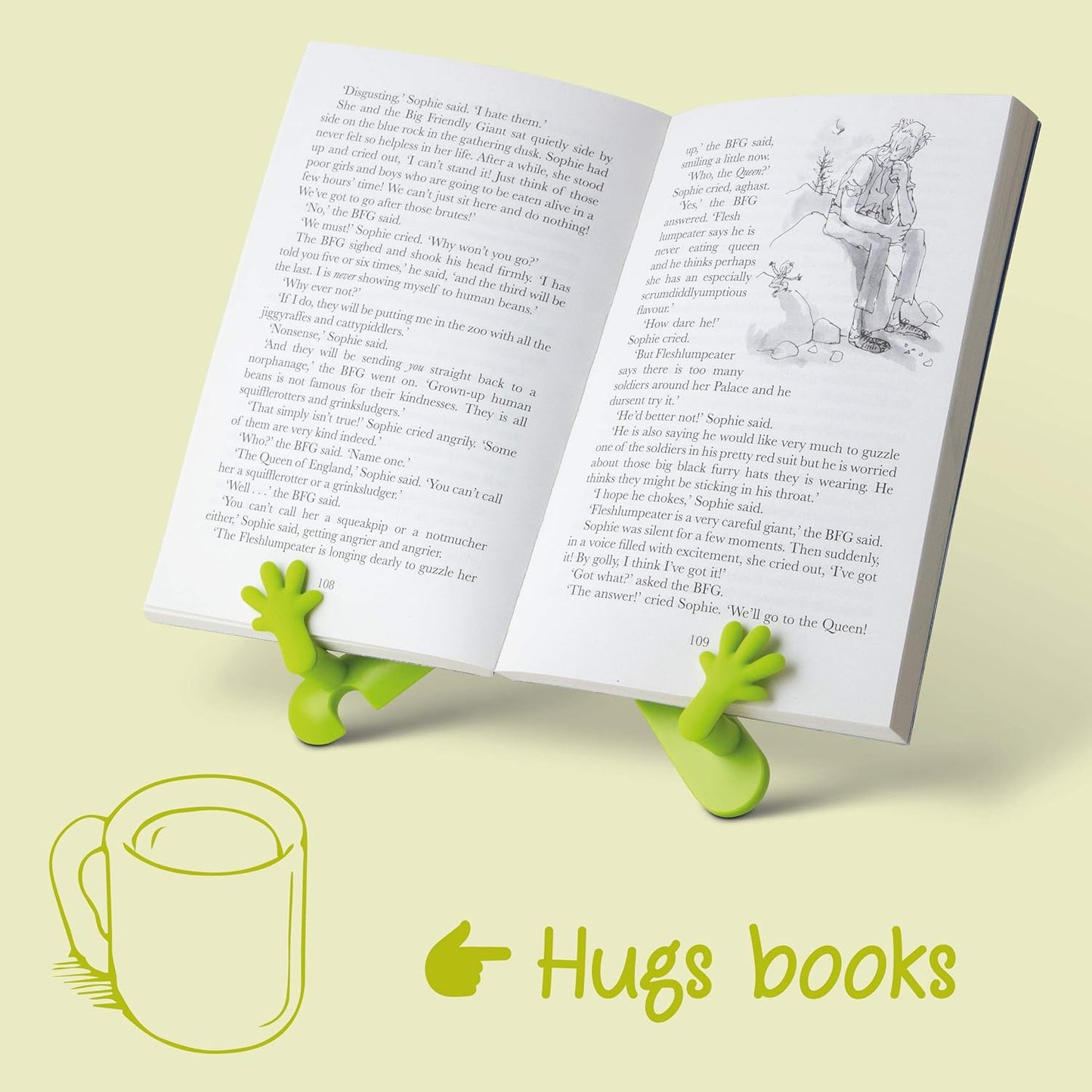 IF The Hands Stand, Hands Free Reading Tablet & Book Holder - Aubergine