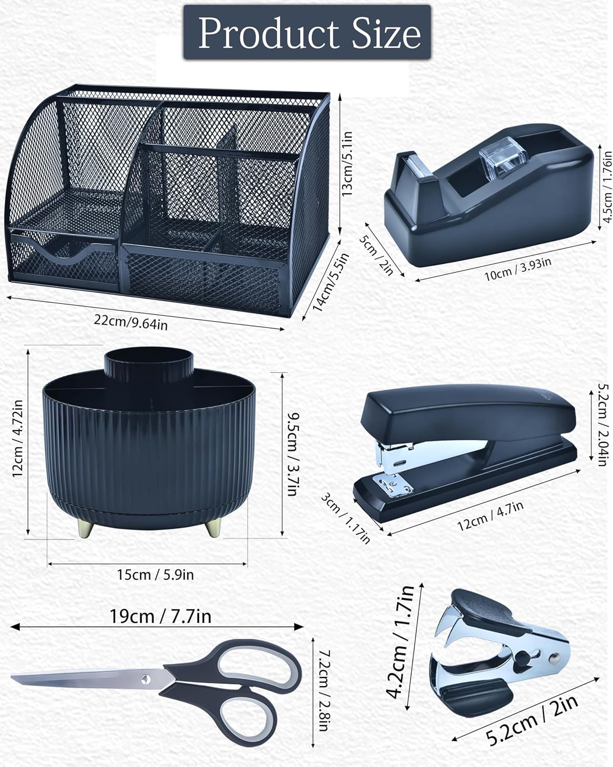 LXEVIHK 21Pcs Pink Desk Organizers and Accessories With Mesh Desk Organizer and 360°Rotating Pen Holder and a Lot of Office Pink Office Supplies Beautifully Presented in a Gift Box