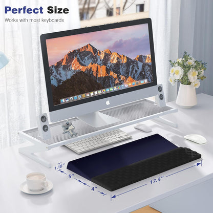 Ospelelf Keyboard Wrist Rest, Comfortable Ergonomic Keyboard Stand Riser Holder for Office Home