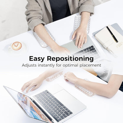 Ospelelf Ergonomic Elbow Pad, Gel Keyboard Wrist Rest Support for Office Desk Chair, Arm Wrist Pad for Typing Pain Relief, 1 Pack