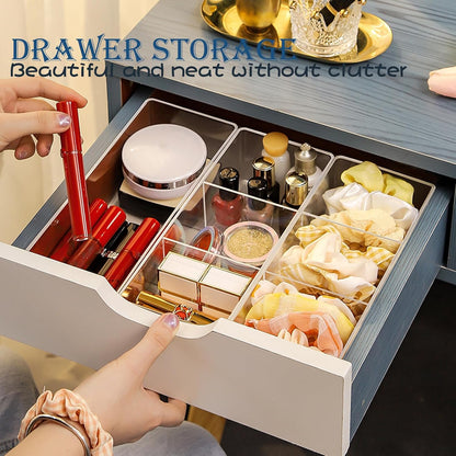 Acrylic Organizer 4-piece Makeup Organizer Countertop For Drawers Organizer Storage Bathroom Organizers And Storage Is A Good Choice For Desktop Finishing (4)