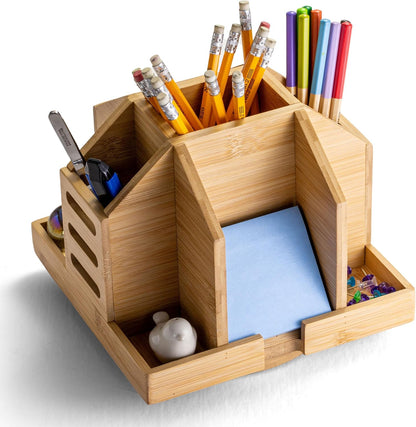 Achieva Bamboo Desk Organizer (71001)