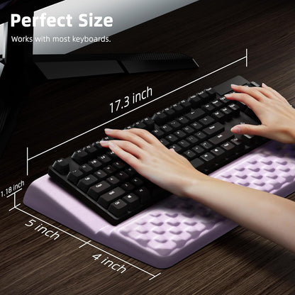 Ospelelf Keyboard Wrist Rest, Comfortable Ergonomic Keyboard Stand Riser Holder for Office Home
