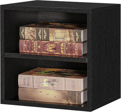 FUSUNBAO Magic DIY Cube Storage Organizer Stackable Cubes for Home Books Clothes Toy-Modular Cubby Storage System-Office Cubical-Bookcase Closet (Pure White-Washed, Drawer Cube)
