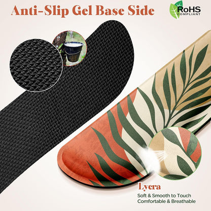 Gimars Upgrade Enlarge Silky and Superfine Fabric Gel Memory Foam Keyboard Wrist Rest Set, Ergonomic Keyboard Mouse Wrist Support for Typing Pain Relief, Comfort for Office, Gaming, Computer