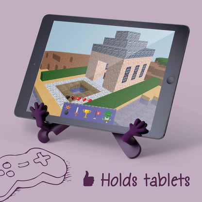 IF The Hands Stand, Hands Free Reading Tablet & Book Holder - Aubergine