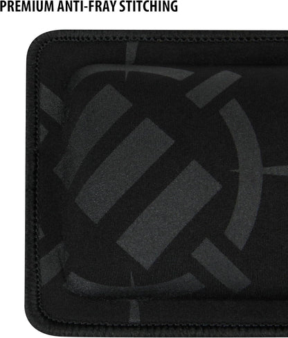 ENHANCE Keyboard Wrist Rest - Keyboard Wrist Support with Memory Foam Pad and Premium Anti-Fray Stitching - Fits Full Size Boards Helps with Pain for PC, Laptop, Office Typing - Galaxy