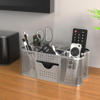 Deco Brothers Desk Organizers Pen Holder Office Caddy Storage, Black