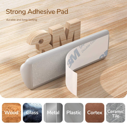 Syncwire Clear Cable Clips - Cord Holders - Self Adhesive Cable Management Organizer - Home, Office, Cubicle, Car, Nightstand, Desk Accessories - Gift Ideas Men, Women, Dad, Mom (5 Packs/15 Slots)
