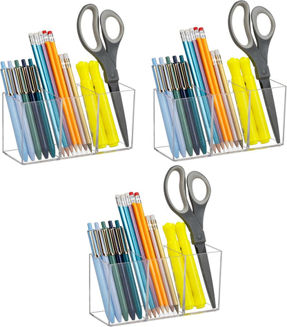 Mind Reader Paper Tray, Desktop Organizer, File Storage, Modern, Office, Acrylic, Clear