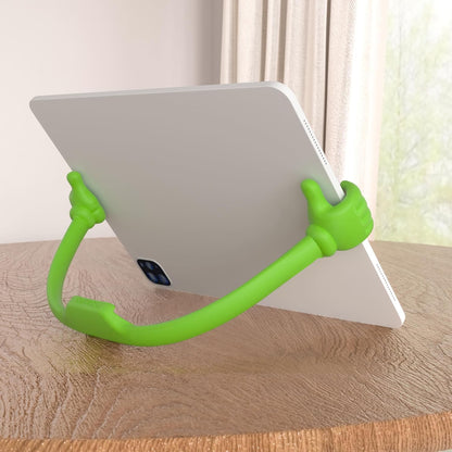 Honsky Thumbs-up Cell Phone Stand Holder,Tablet Stand Cradle for Desk Desktop Smartphone Cellphone Mobile Phone,Tablets - Universal, Adjustable Flexible,Blue