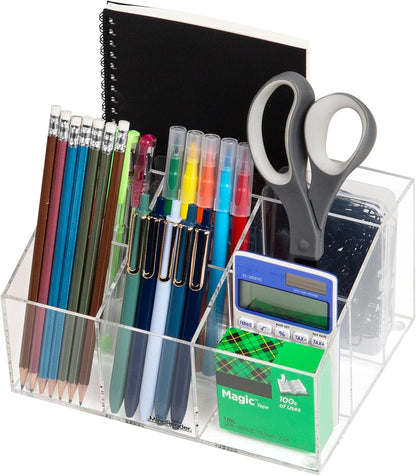 Mind Reader Paper Tray, Desktop Organizer, File Storage, Modern, Office, Acrylic, Clear
