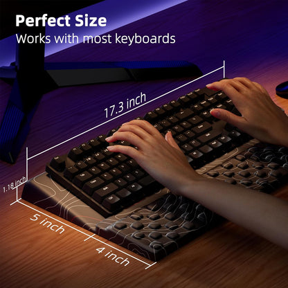 Ospelelf Keyboard Wrist Rest, Comfortable Ergonomic Keyboard Stand Riser Holder for Office Home