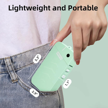 ORGSTA Label Maker Machine with Tape Bluetooth Portable Thermal Labelling Printer for School Home Office Organization, Wireless Mini Labeler S001 Label Machine with Label Sticker Maker, White