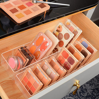 JessLab Acrylic Organizers, Bathroom Organizer for Drawer, Cosmetic Display Cases for Vanity, Countertop, Desk, Kitchen, and Makeup Storage, 1-Section