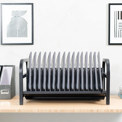VIVO 16-Bay Laptop and Tablet Open Charging Station, Devices up to 14 inches, Black, Stand-LAPC3