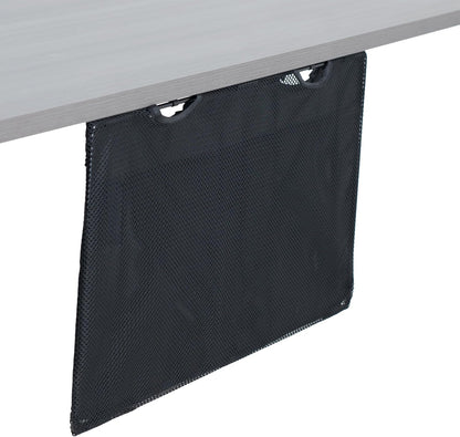 VIVO 60 inch Under Desk Privacy and Cable Management Organizer Sleeve, Wire Hider Kit Panel System, Black, DESK-SKIRT-60